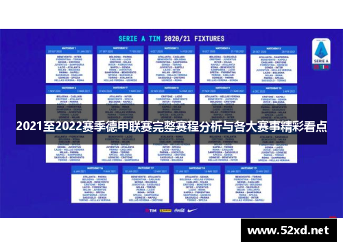 2021至2022赛季德甲联赛完整赛程分析与各大赛事精彩看点